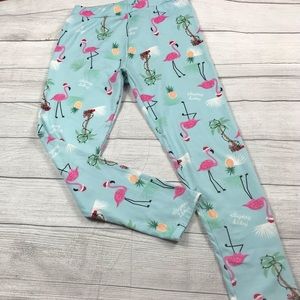 Yado Tropical Christmas Leggings